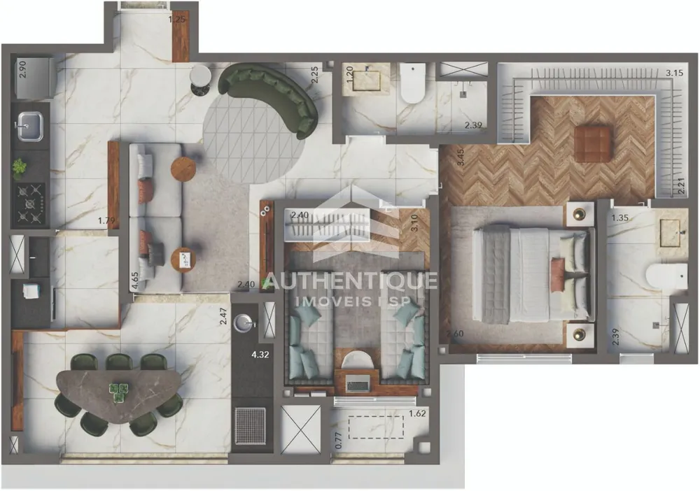 Apartamento, 3 quartos, 83 m² - Foto 13