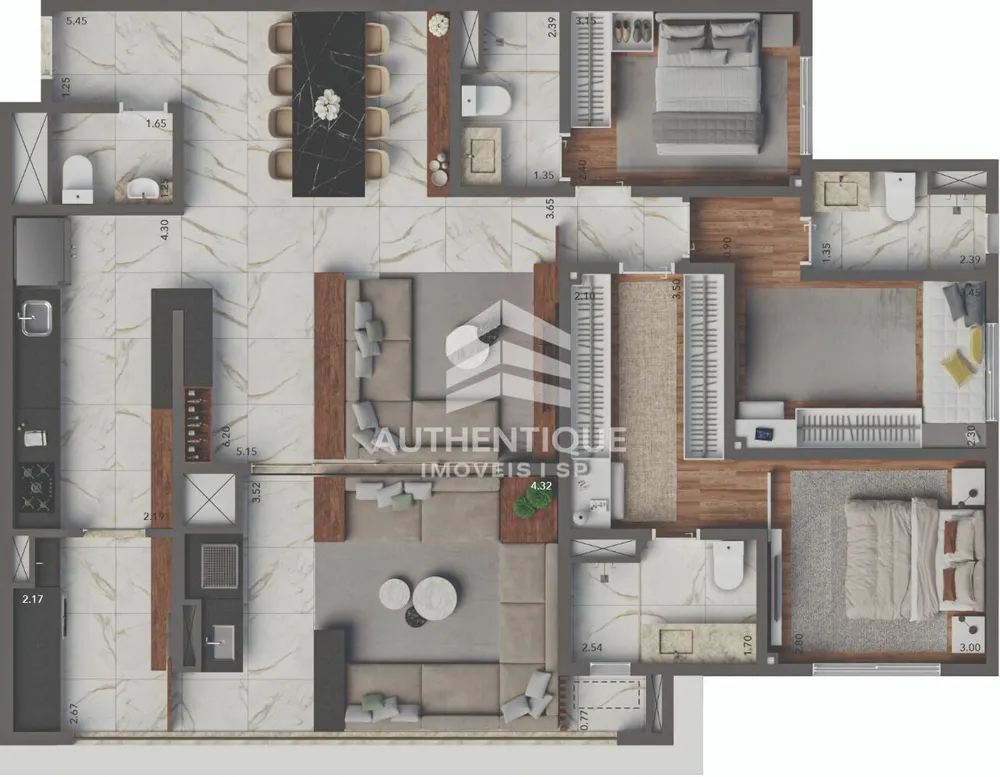 Apartamento, 3 quartos, 83 m² - Foto 14