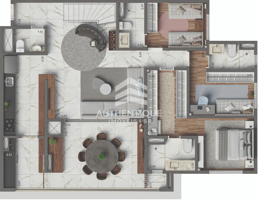 Apartamento, 3 quartos, 83 m² - Foto 9