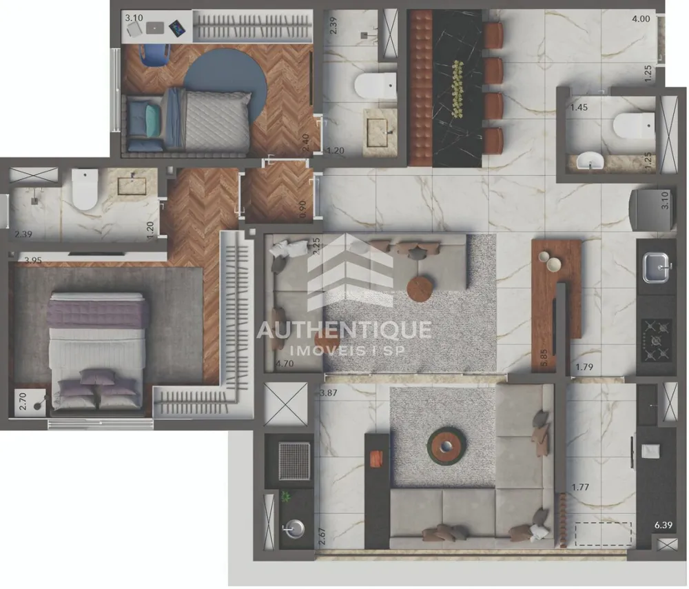 Apartamento, 3 quartos, 83 m² - Foto 11