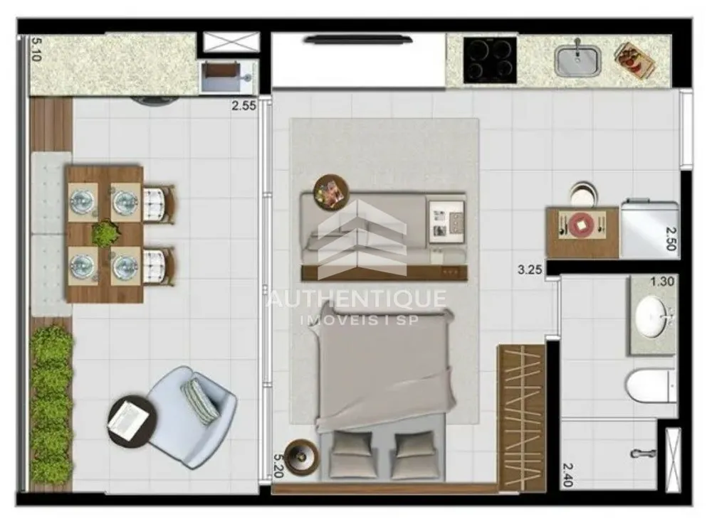 Apartamento, 1 quarto, 40 m² - Foto 26