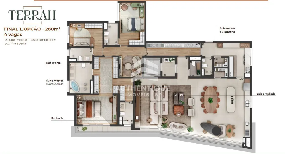 Apartamento, 4 quartos, 330 m² - Foto 10