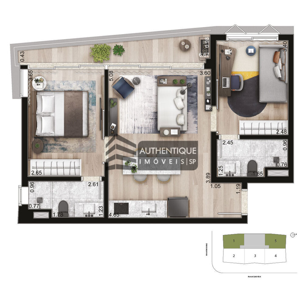 Apartamento, 2 quartos, 59 m² - Foto 31