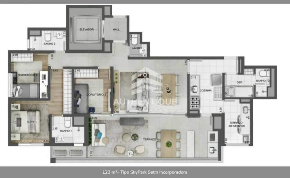 Apartamento, 2 quartos, 121 m² - Foto 7