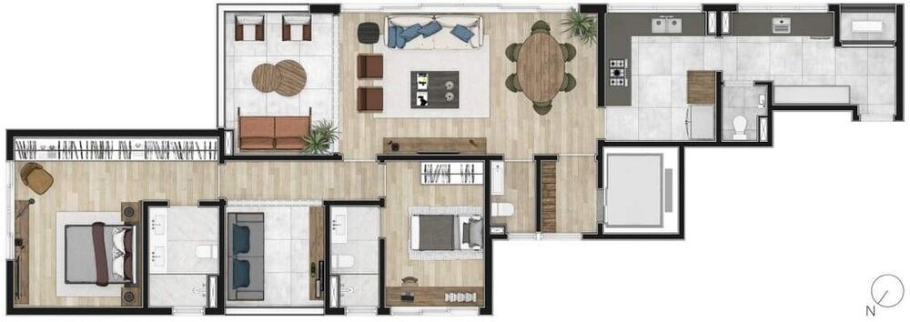 Apartamento, 3 quartos, 194 m² - Foto 17