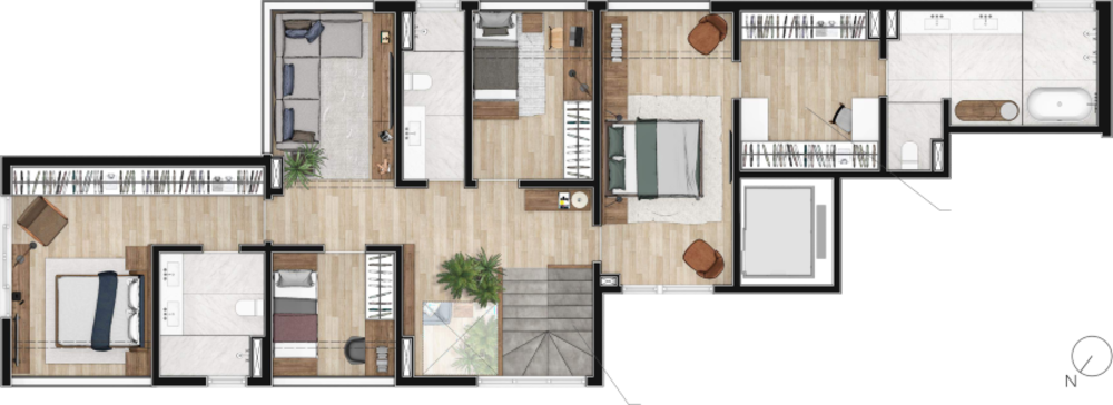 Apartamento, 3 quartos, 194 m² - Foto 7