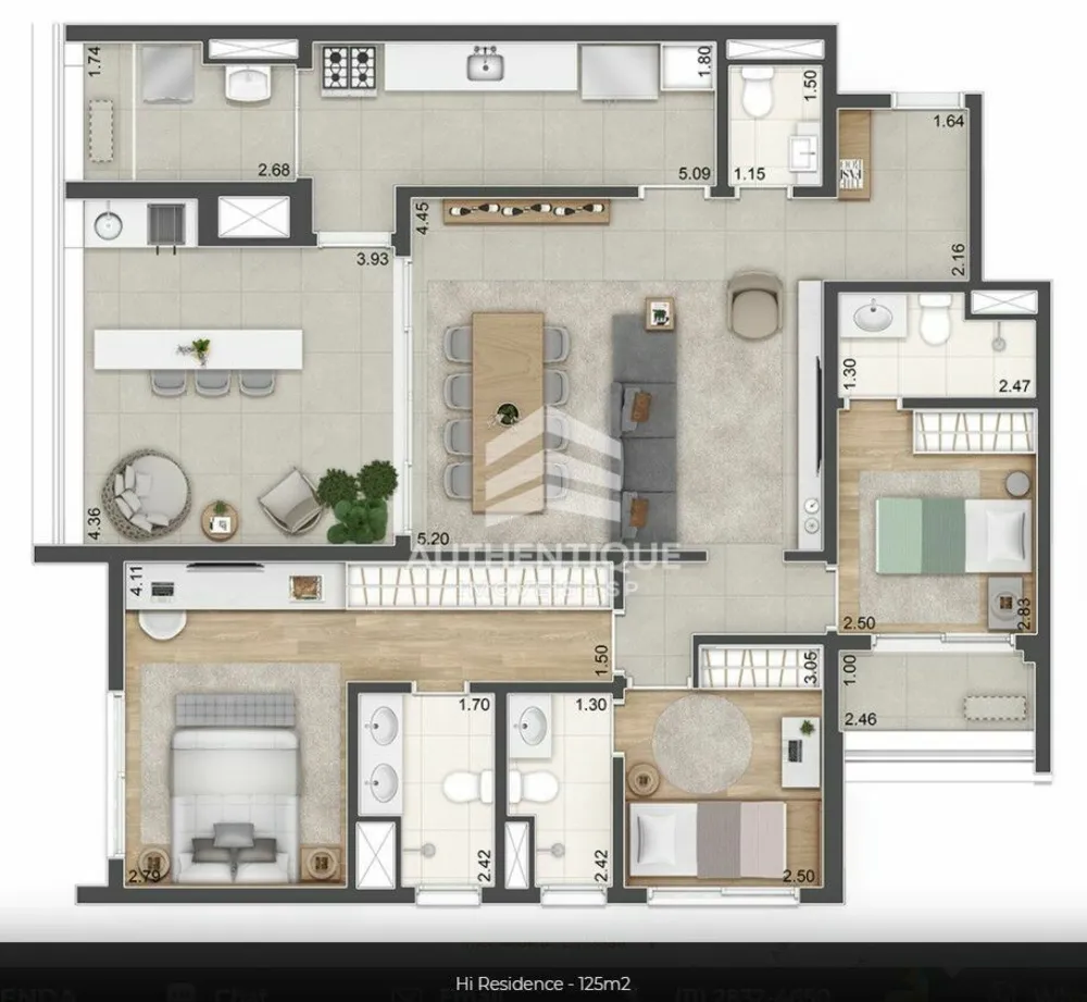 Apartamento, 3 quartos, 125 m² - Foto 12