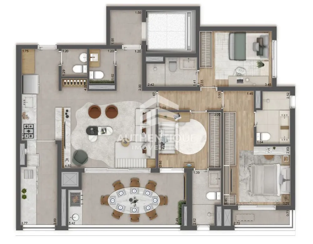 Apartamento, 3 quartos, 139 m² - Foto 12