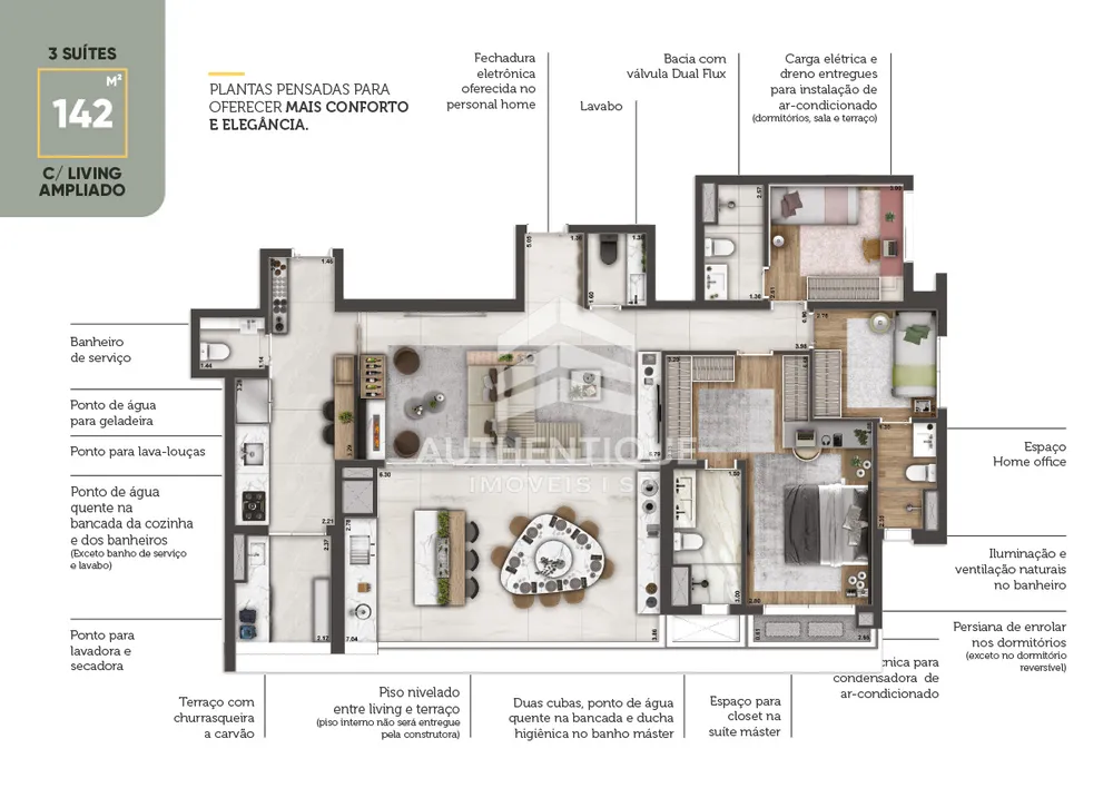 Apartamento, 4 quartos, 142 m² - Foto 8