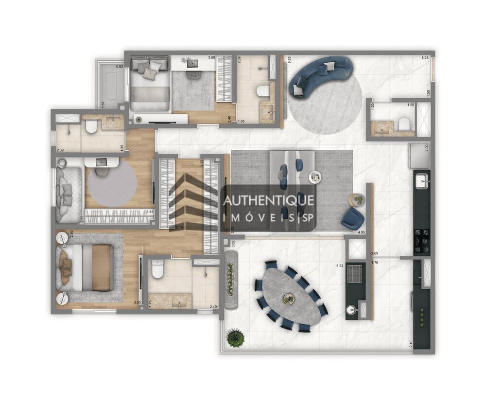 Apartamento, 3 quartos, 126 m² - Foto 32