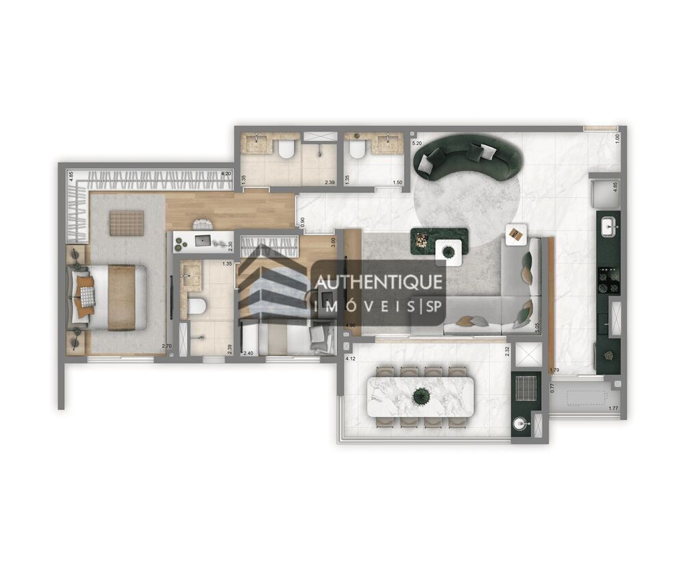Apartamento, 3 quartos, 126 m² - Foto 39