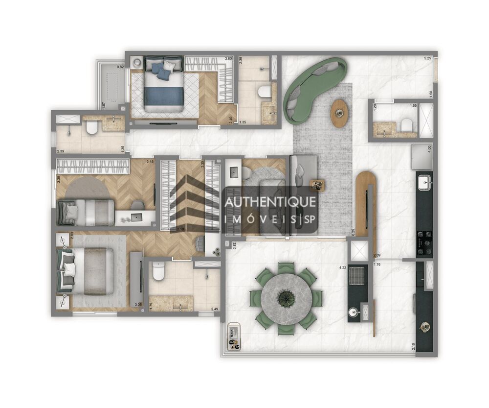 Apartamento, 3 quartos, 126 m² - Foto 18