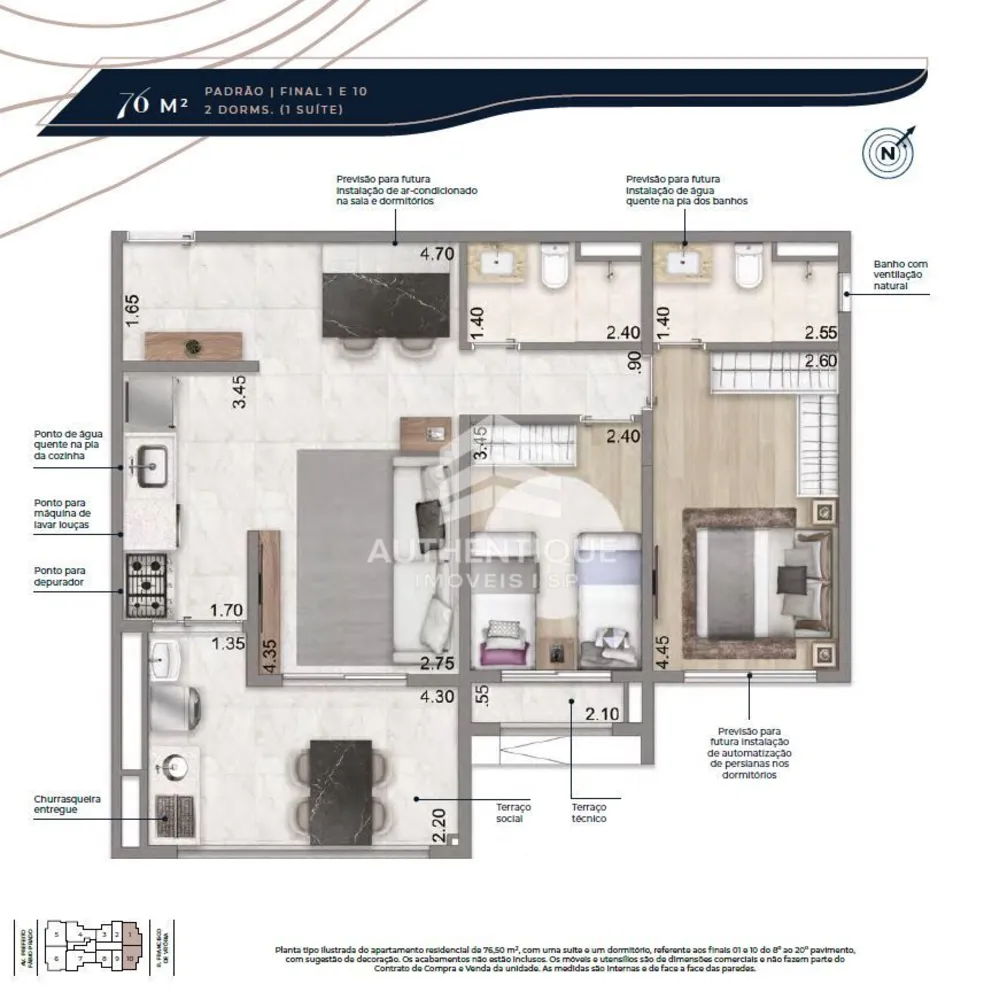 Apartamento, 3 quartos, 82 m² - Foto 20