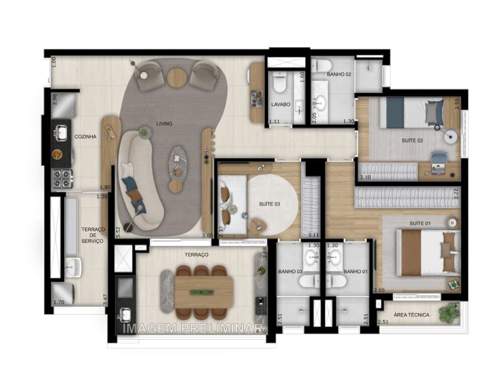 Apartamento, 2 quartos, 70 m² - Foto 23