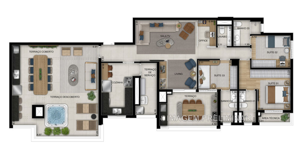 Apartamento, 2 quartos, 70 m² - Foto 6
