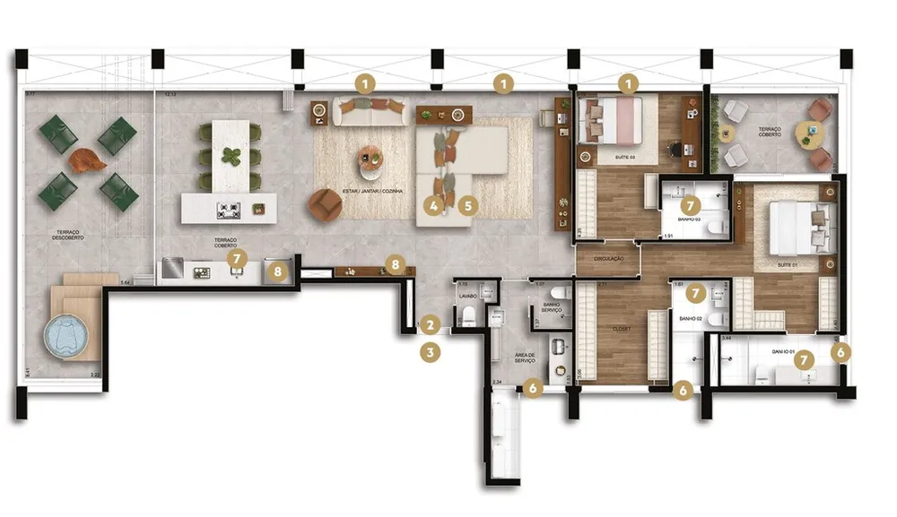 Apartamento, 2 quartos, 78 m² - Foto 11