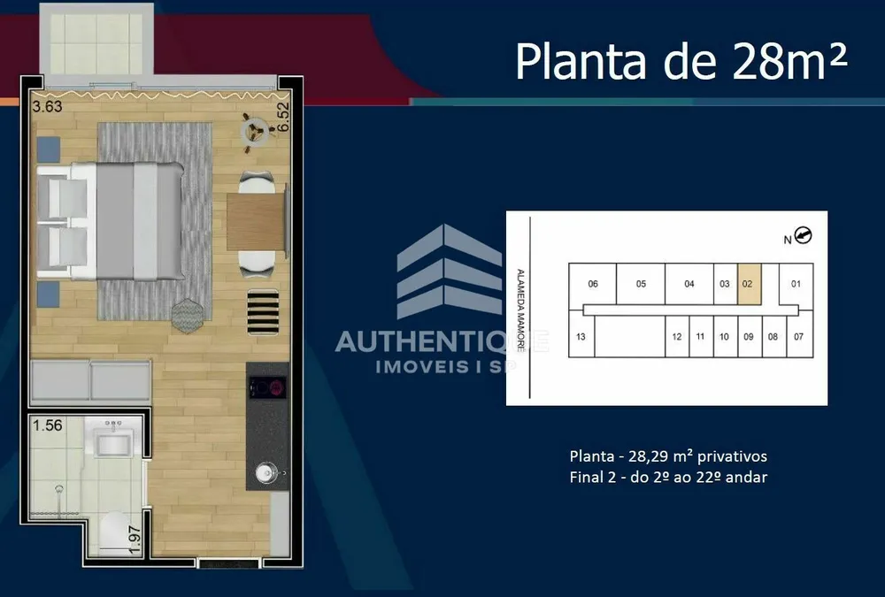 Hotel, 1 quarto, 42 m² - Foto 16