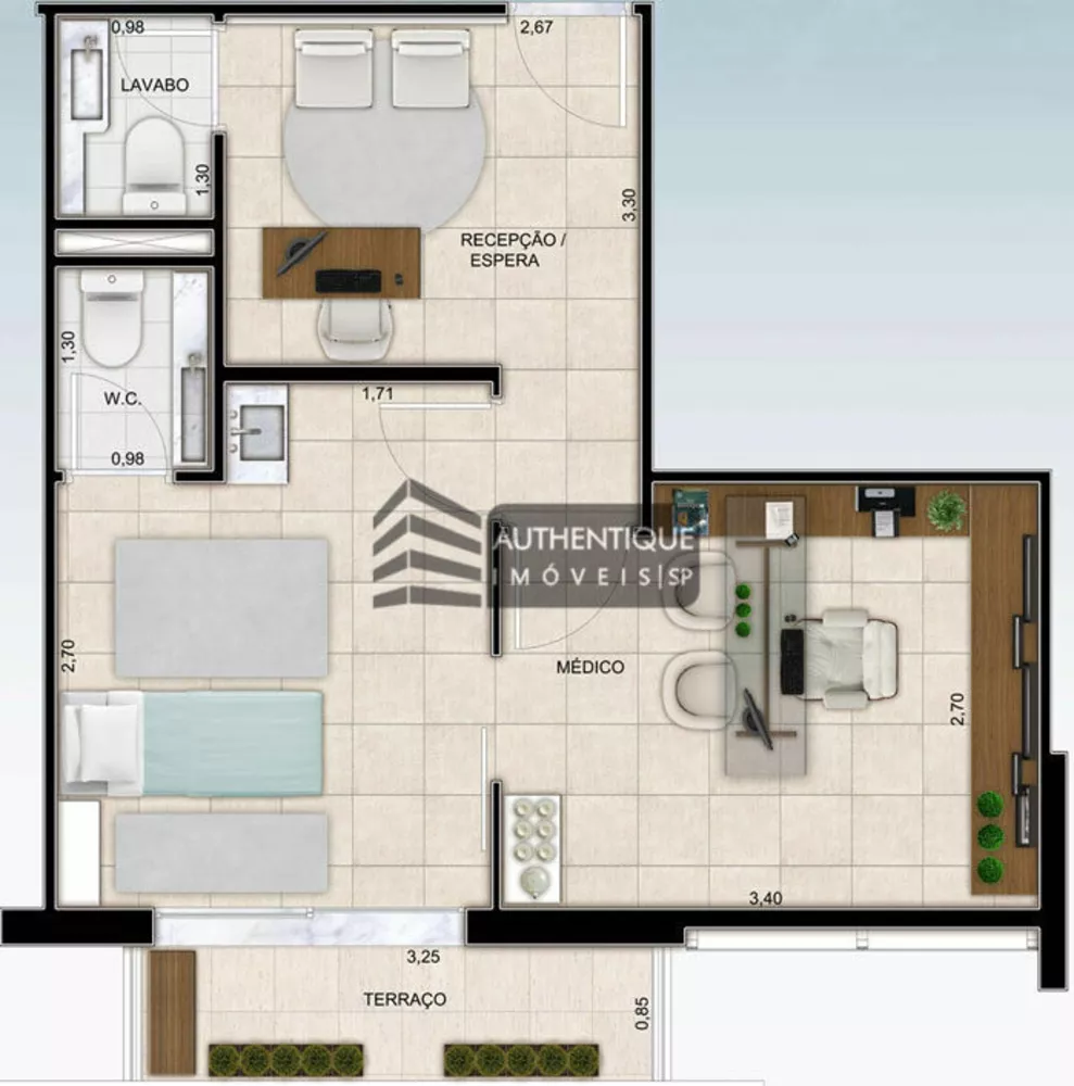 Sala-Conjunto, 32 m² - Foto 7