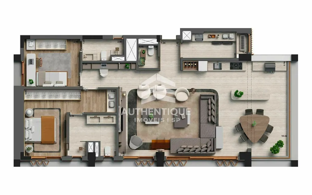 Apartamento, 3 quartos, 132 m² - Foto 7