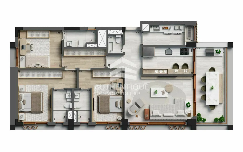 Apartamento, 3 quartos, 132 m² - Foto 16