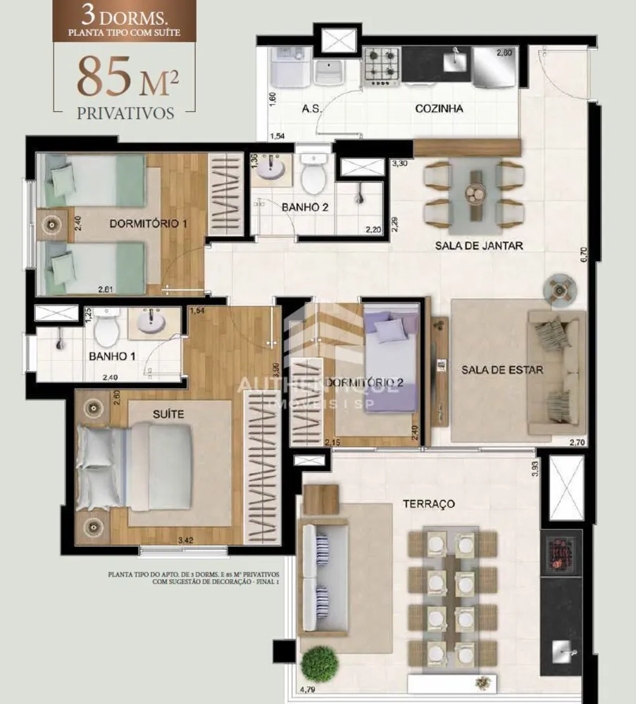 Apartamento, 3 quartos, 85 m² - Foto 12