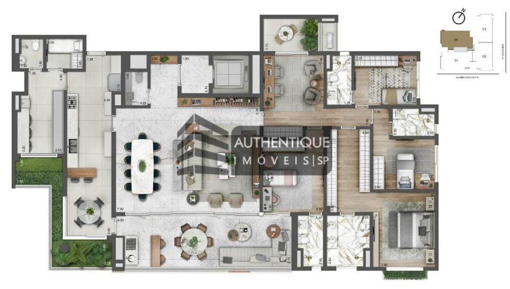 Apartamento, 4 quartos, 281 m² - Foto 16
