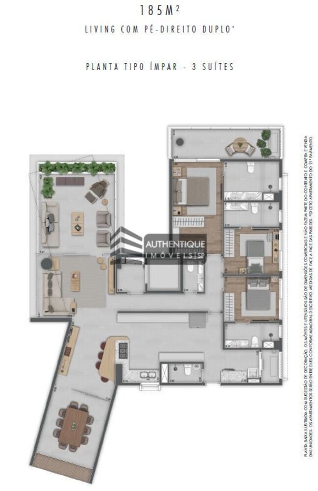 Apartamento, 3 quartos, 185 m² - Foto 13