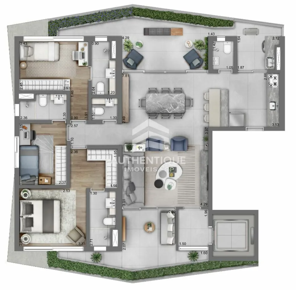 Apartamento, 1 quarto, 32 m² - Foto 43