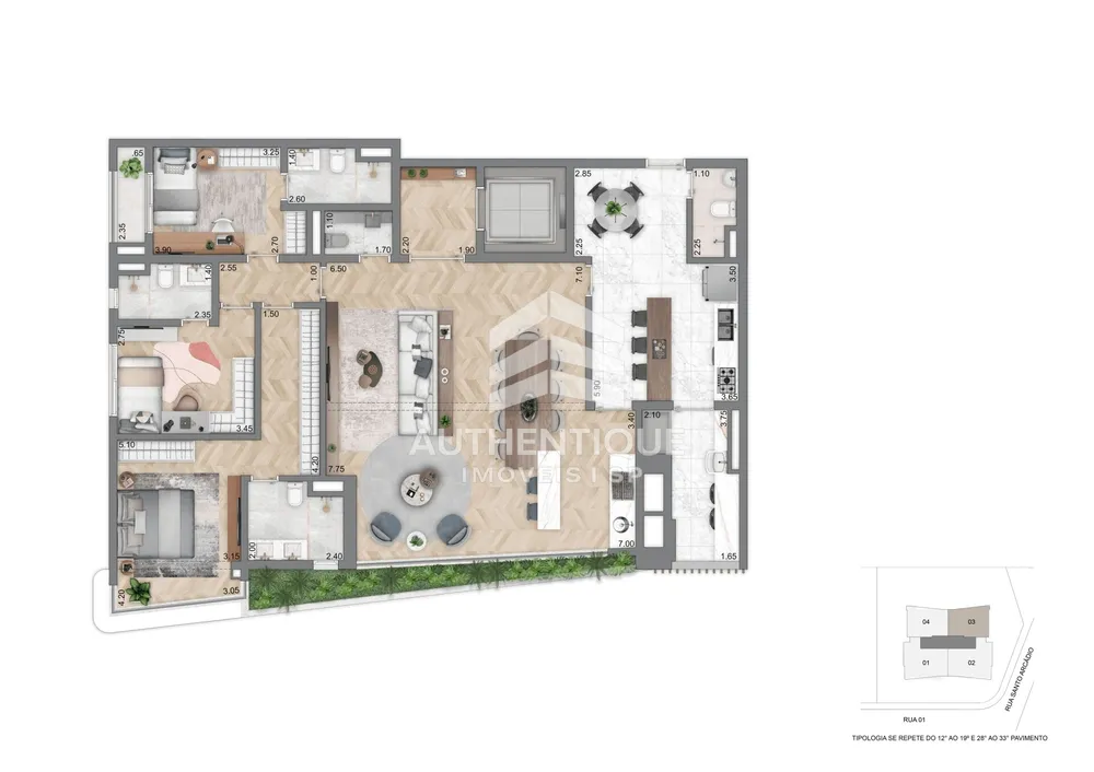Cobertura, 3 quartos, 396 m² - Foto 14