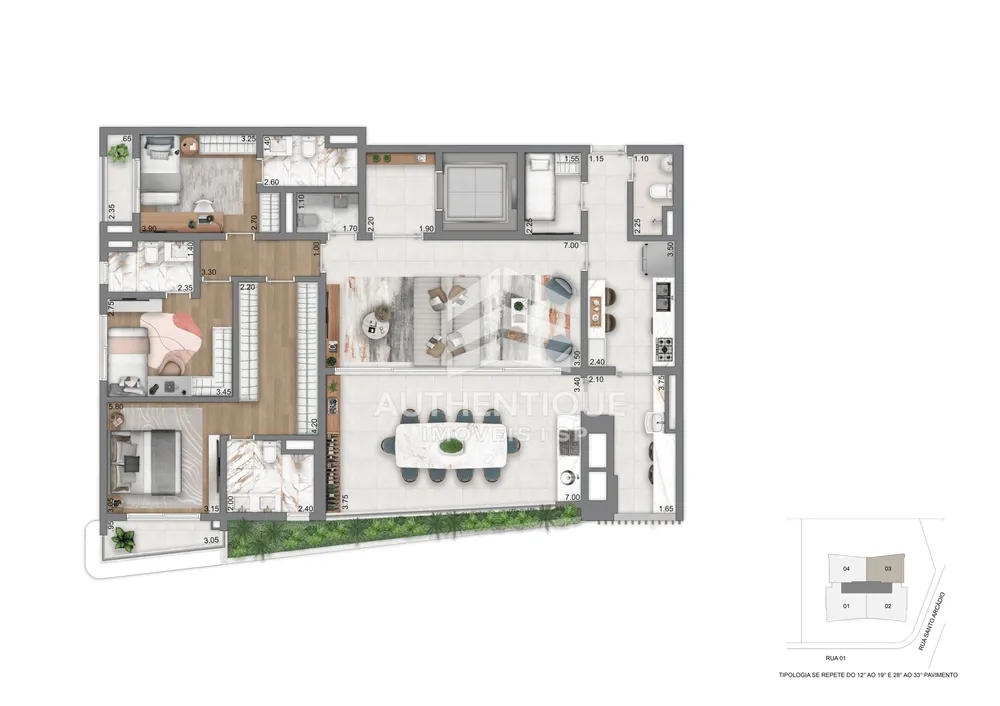 Cobertura, 3 quartos, 396 m² - Foto 17