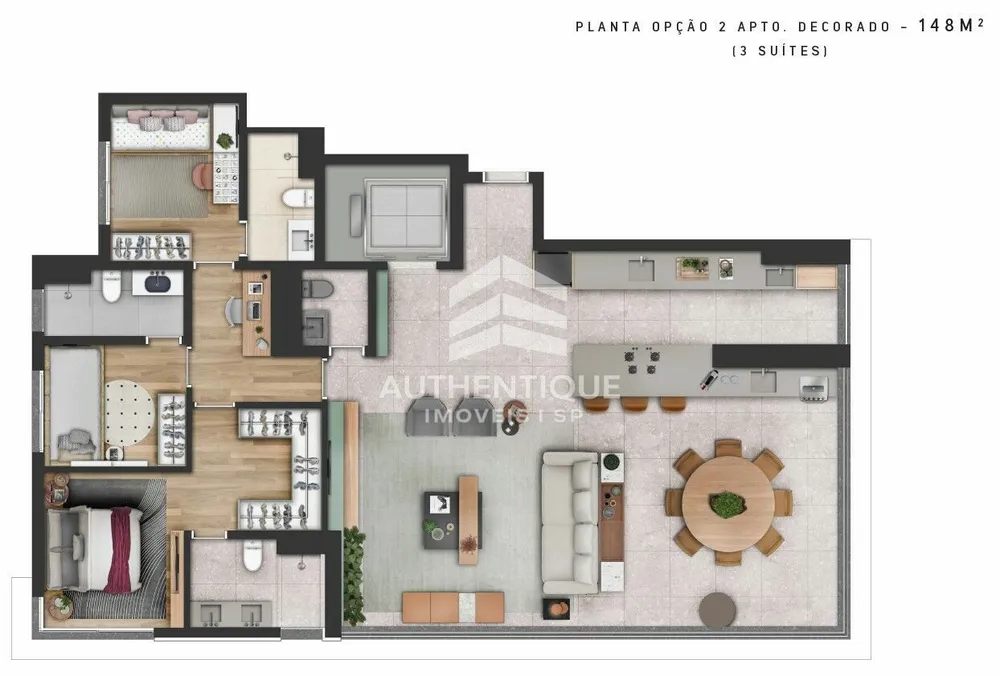 Apartamento, 3 quartos, 97 m² - Foto 4
