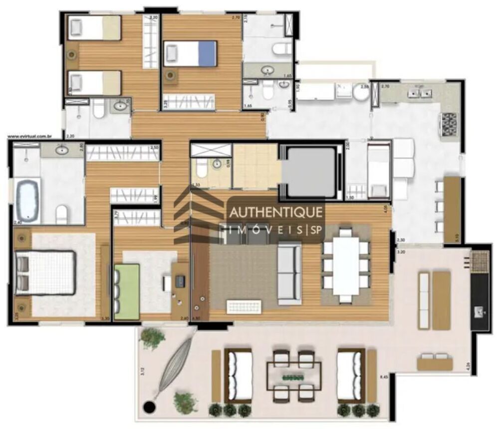 Apartamento, 4 quartos, 142 m² - Foto 12