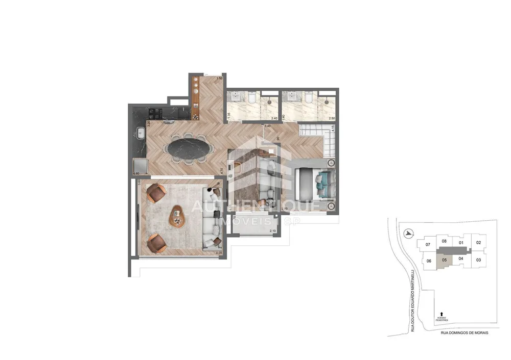 Apartamento, 2 quartos, 79 m² - Foto 7