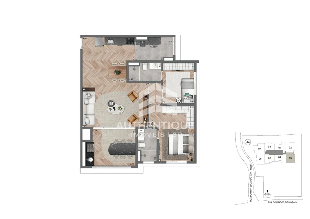 Apartamento, 2 quartos, 79 m² - Foto 8