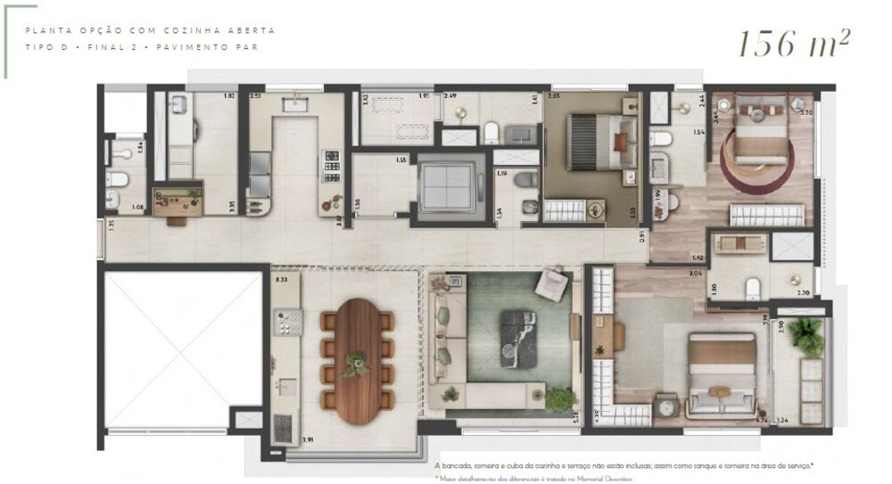 Apartamento, 3 quartos, 281 m² - Foto 4