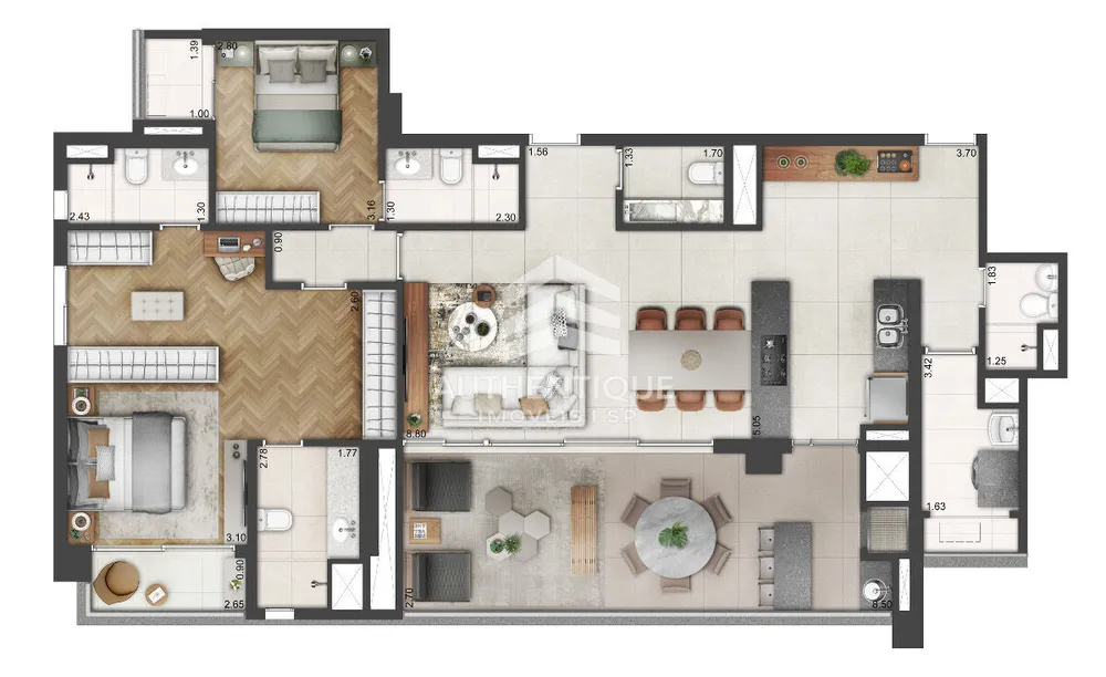 Apartamento, 4 quartos, 145 m² - Foto 11