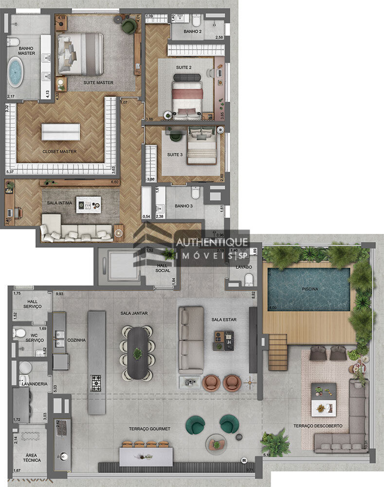 Apartamento, 4 quartos, 300 m² - Foto 4