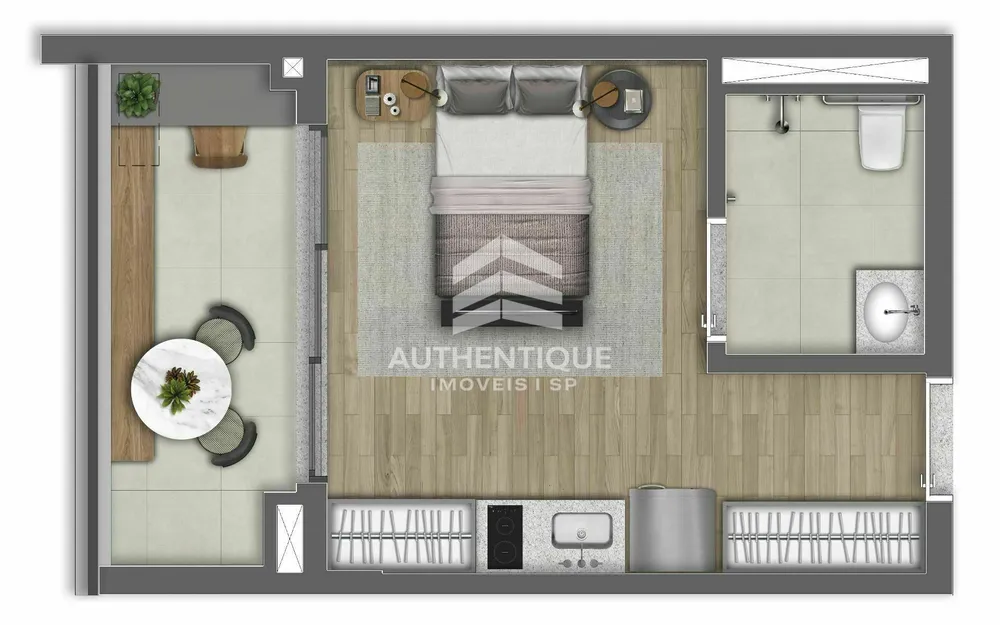 Apartamento, 1 quarto, 34 m² - Foto 19