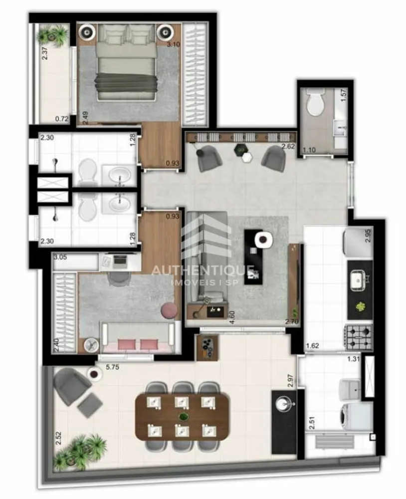 Apartamento, 2 quartos, 78 m² - Foto 13