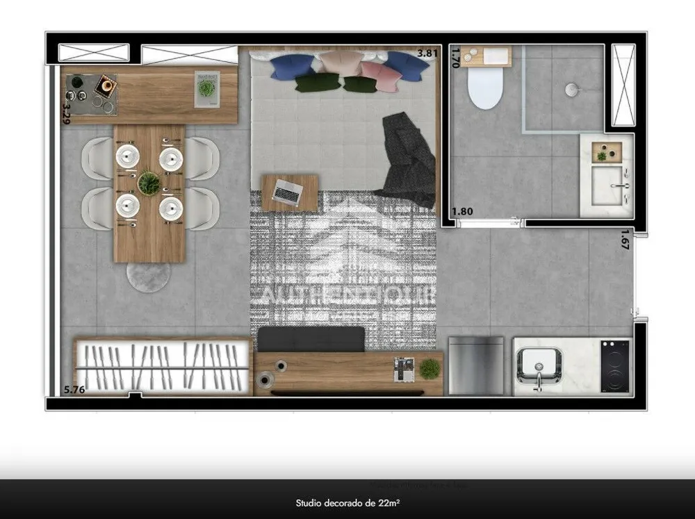 Apartamento, 1 quarto, 22 m² - Foto 11