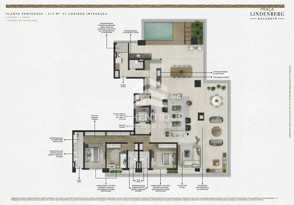 Apartamento, 3 quartos, 206 m² - Foto 30