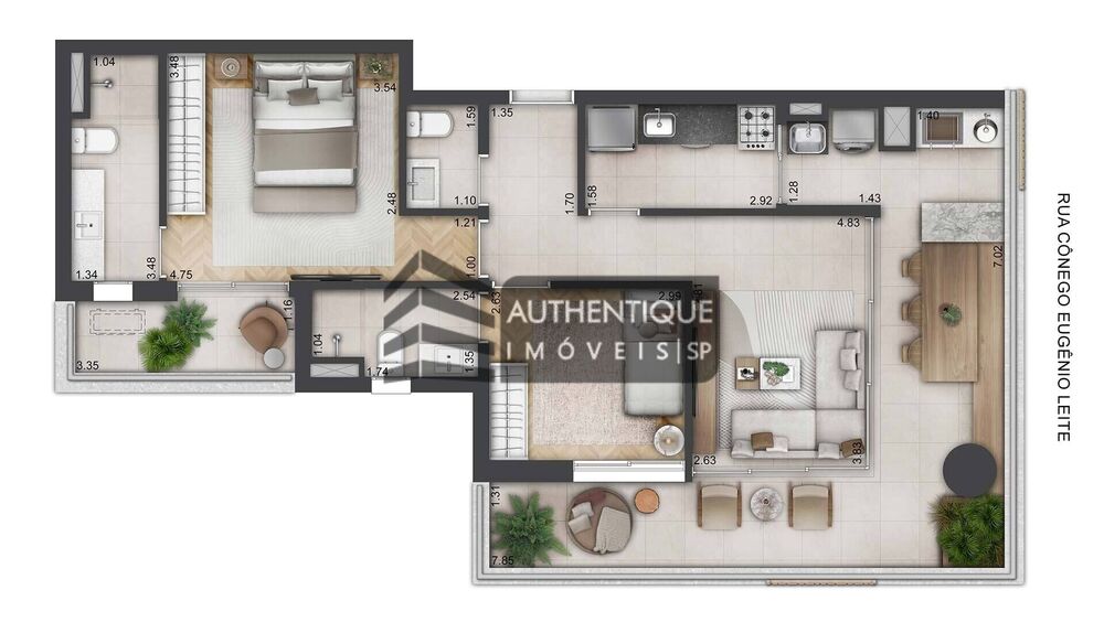Apartamento, 2 quartos, 98 m² - Foto 42