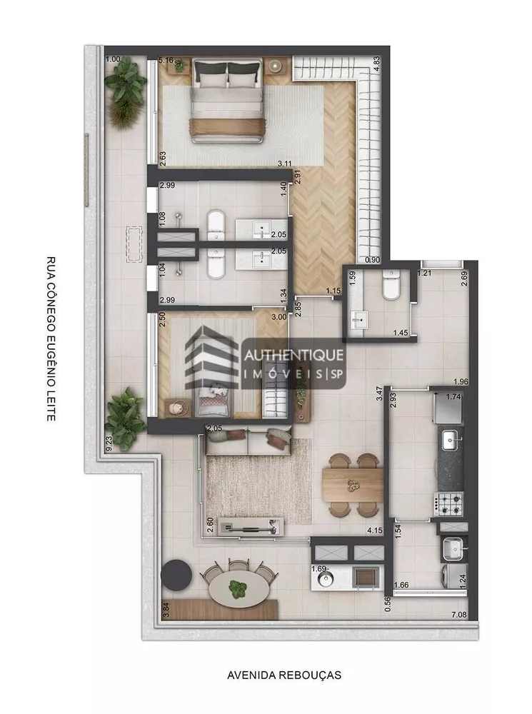 Apartamento à venda com 3 quartos, 162m² - Foto 28