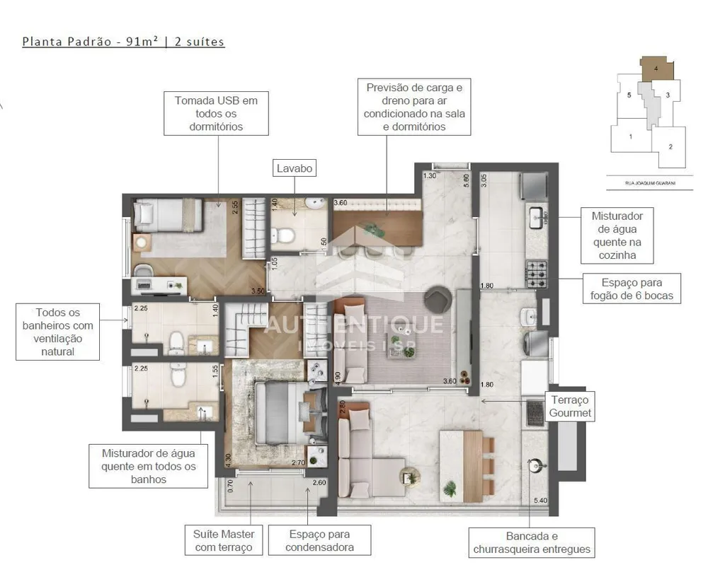 Apartamento, 3 quartos, 170 m² - Foto 22