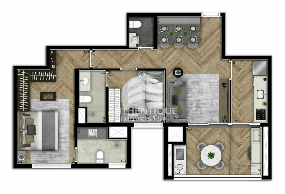 Apartamento, 3 quartos, 130 m² - Foto 9