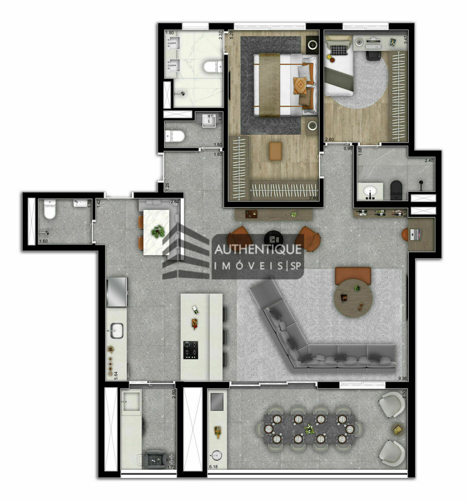 Apartamento, 3 quartos, 130 m² - Foto 4