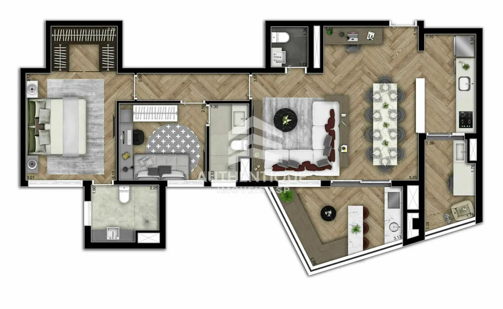 Apartamento, 3 quartos, 130 m² - Foto 10