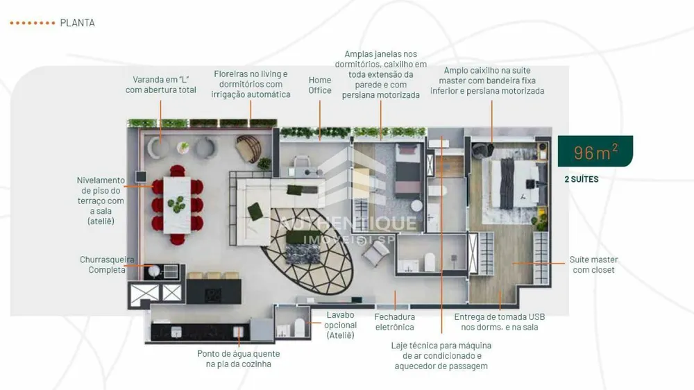 Apartamento, 1 quarto, 23 m² - Foto 20