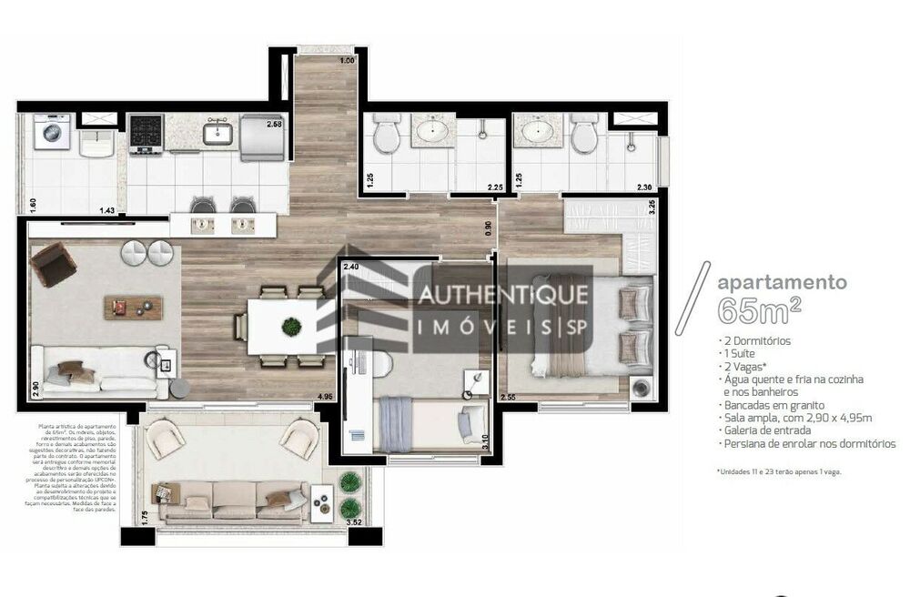 Apartamento, 2 quartos, 65 m² - Foto 18