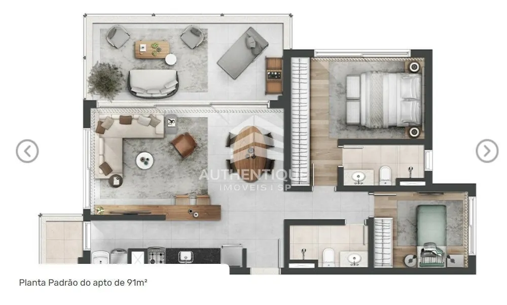 Apartamento, 1 quarto, 73 m² - Foto 10